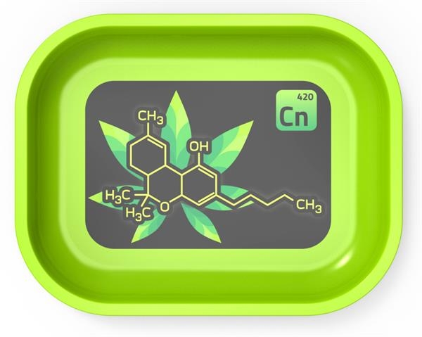 V-Syndicate Dreh-Tablett - Rolling Tray MINI "Molecule"